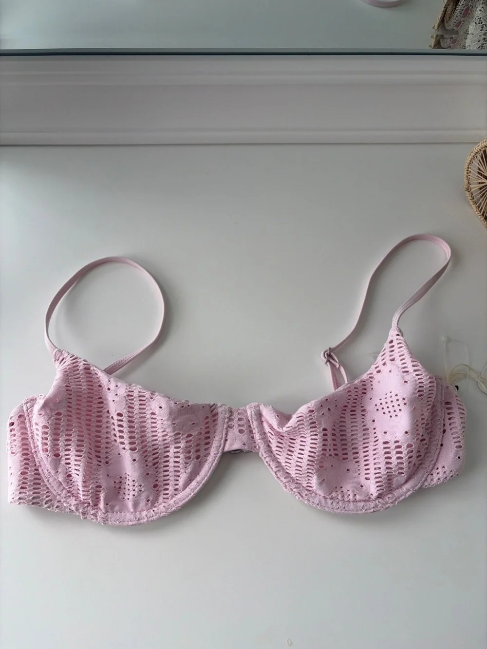 Frankie’s Bikinis Pamela Jacquard top and Zeus bottom
